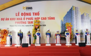 Động thổ dự án hơn 2.800 căn hộ ở trung tâm đô thị Biên Hòa